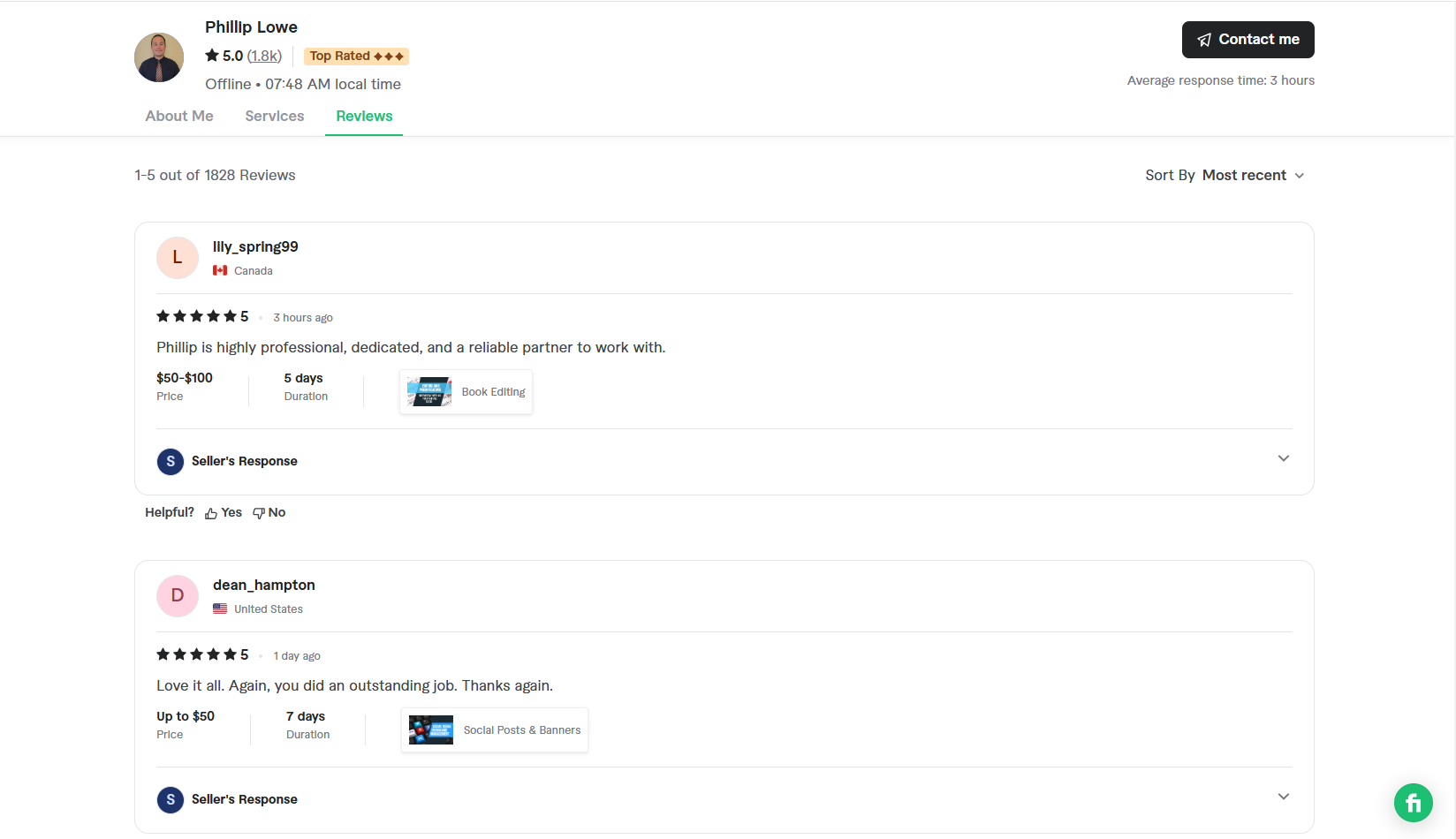 Client Review Screenshot 2